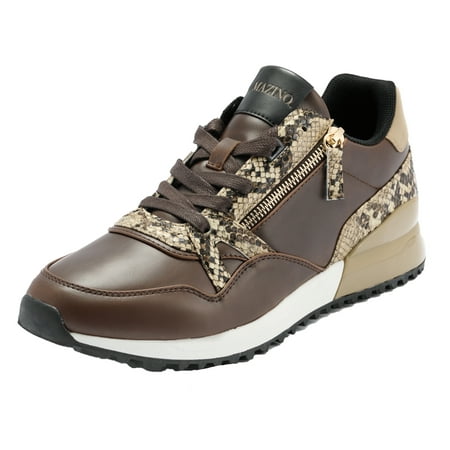 

Mazino Azurite Mens Athletic Low Top Sneakers Casual Fashion Lace Up Shoes