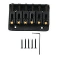 thumbnail image 2 of Guitar Fixed Bridge,Electric Guitar Bridge 6 Top Load Bridge Guitar Bridge Meticulously Designed, 2 of 14