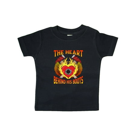 

Inktastic Firefighter Wife Gift Idea Gift Baby Girl T-Shirt