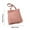 Pink, variant on Kafsov Casual Corduroy Tote Bag with Multiple Pockets - Large Capacity - Fashionable & Versatile - Perfect for Work, Travel, Shopping Brown