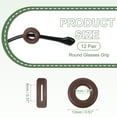 thumbnail image 2 of Uxcell Glasses Ear Grip, Silicone Ear Grippers Eyeglasses Holder Anti-Slip Grip Hooks Brown, 2 of 7