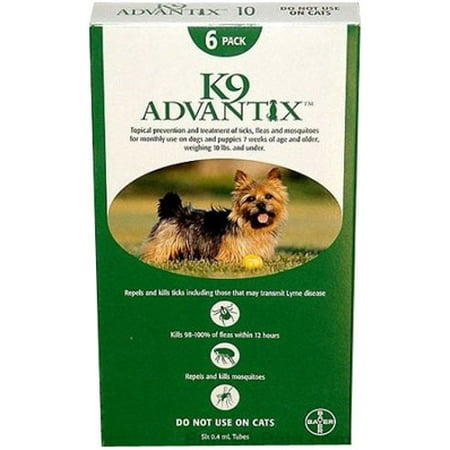 ADVANTAGE/ADVANTIX ADVANTIX FOR DOGS GREEN, 1-10