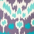 thumbnail image 4 of SAFAVIEH Manhattan Pillow Set of 2 Aqua / Cream, 4 of 4