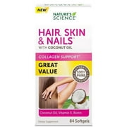 Nature's Science Hair Skin and Nails Softgels, 84 Ct