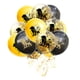 thumbnail image 5 of FELTECHELECTR 15 globos decorativos de lentejuelas de la constelación de Leo para bodas y cumpleaños (5 unidades en negro, dorado y transparente)., 5 of 6