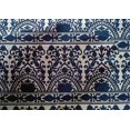 thumbnail image 4 of oneOone Cotton Silk Navy Blue Fabric Leaves & Floral Block Craft Projects Decor Fabric Printed By The Yard 42 Inch Wide, 4 of 4