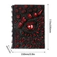 thumbnail image 3 of TIELUTT Book Resin Crafts Notebook 1.1 Exquisite Handmade Journal for Writing and Sketching Minimalist Dotted for School Spiral College Ruled 5 Subject Graph Paper Loose Leaf Hardcover, 3 of 5