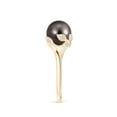 thumbnail image 3 of ANGARA Tahitian Cultured Pearl Olive Leaf Bypass Ring in 14K Yellow Gold for Women | June Birthstone, Birthday, Anniversary, Jewelry Gift for Women | Pearl Ring, 3 of 9