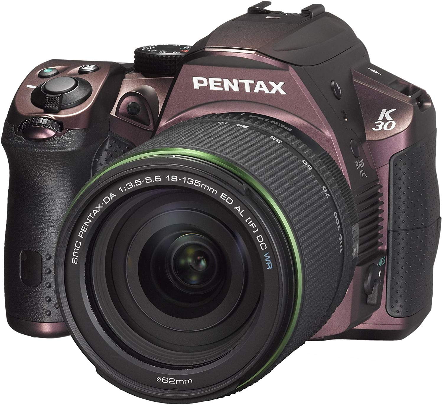 Pentax K 30 16 Mp Cmos Digital Slr 18 135 Wr Lens Kit Silky Bordeaux Walmart Com Walmart Com