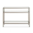 thumbnail image 4 of Pemberly Row Traditionnelle 42" Table de Console en Métal Satiné Nickel / Gris, 4 of 11