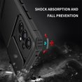 thumbnail image 6 of JTCASES for Samsung Galaxy A53 Case, Sliding Camera Cover & Foldable Kickstand Shockproof Corners Anti-fall Rugged Anti-slip PC TPU Heavy Duty Protective Hybitd Shell - Black, 6 of 12