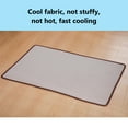 thumbnail image 2 of Pet Cooling Mat, Cat Cooling Pad, Pet Cool Mat Ice Silk Cushion For Dogs Cats Washable Pet Cool Blanket For For Bed Sofa Car Seat Floor Summer Pet Essential,11.8x11.8inch, 2 of 9