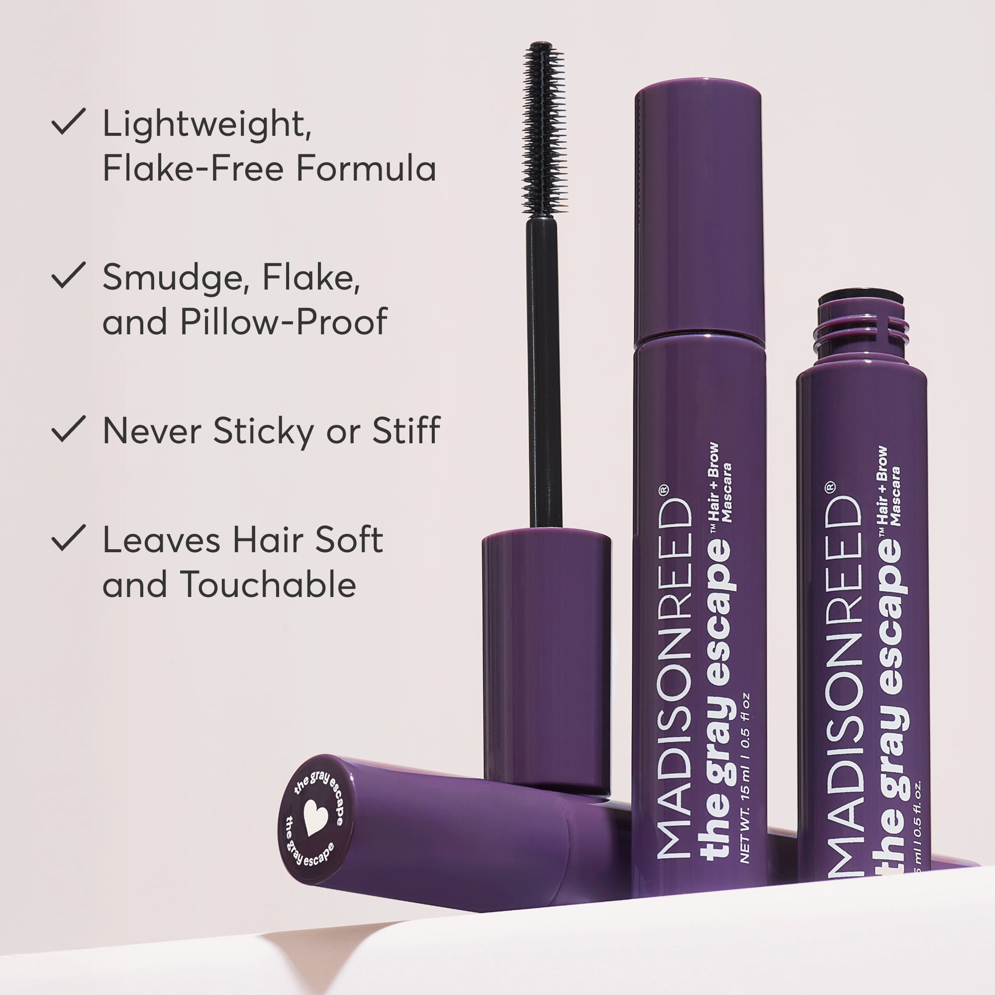 Madison Reed The Gray Escape, Hair & Brow Mascara, Black