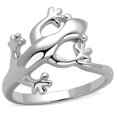 thumbnail image 1 of Rhodium Brass Ring with No Stone, Size 6, 1 of 1