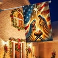 thumbnail image 5 of FLAGWIX Christmas Nativity Of Jesus Holy Night Wintertime Holiday Christian Flag TQN4110F Garden Flag 11.5" x 17.5" - Decorative Indoor Outdoor Flag, 5 of 5