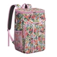 thumbnail image 1 of Blossom Pattern Floral Print Insulated Cooler Backpack - 20L Leakproof & Easy to Clean, Great for Camping, 1 of 6