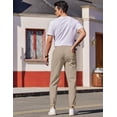 thumbnail image 3 of COOFANDY Mens Casual Joggers Pants - Cotton Drawstring Chino Cargo Pants Hiking Outdoor Twill Track Jogging Sweatpants Pants with Pockets for Men, 3 of 6
