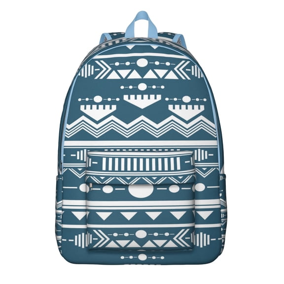 Bohemian Ethnic Travel Backpack for Women, Durable Casual Daypack with Reinforced Straps and Double Zippers, Artistic Print