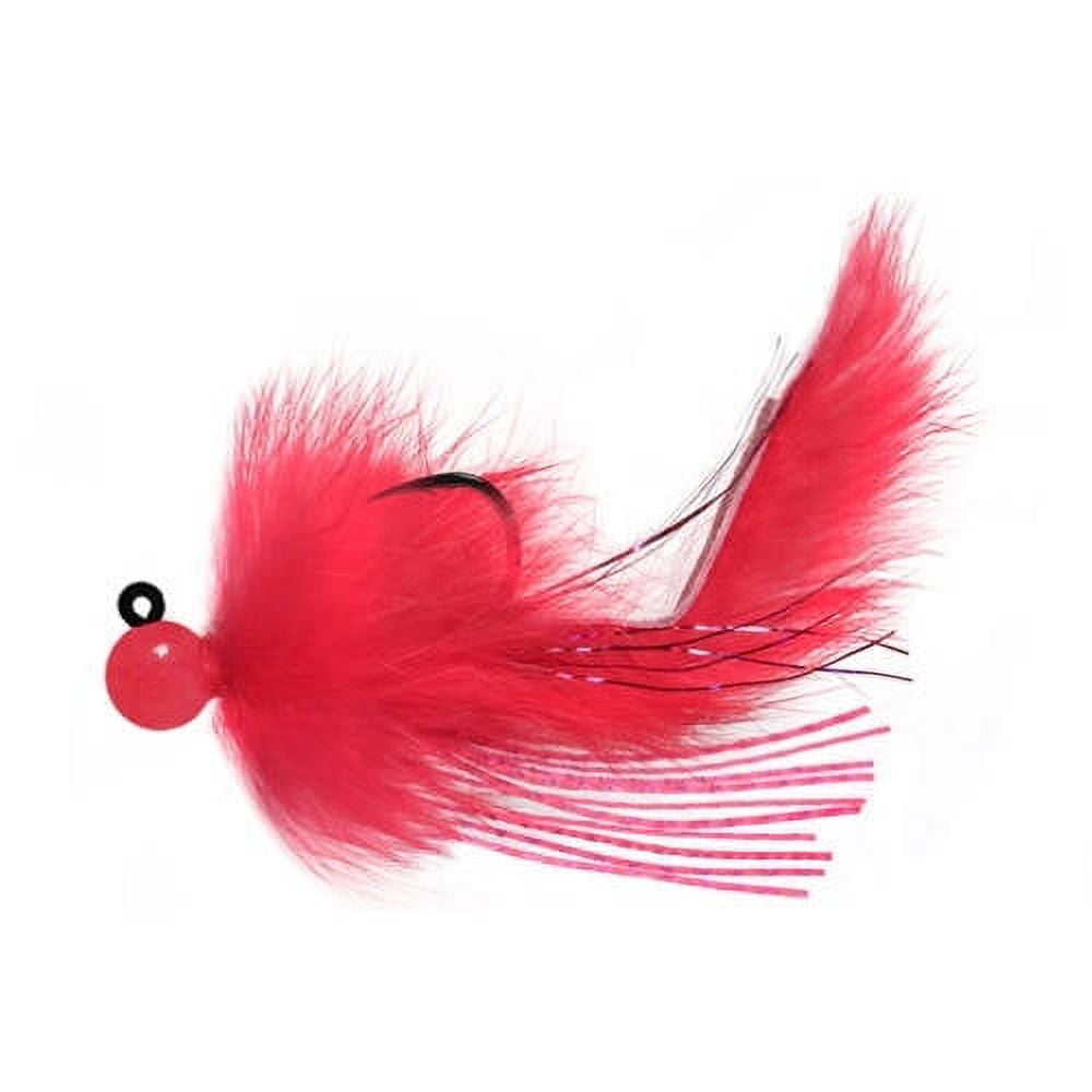 (8 pack) AEROJIG SALMON TWITCHING JIG - PINK 1/2 OZ