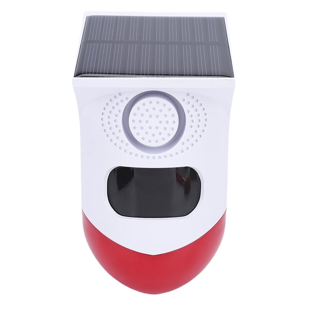 Alarma Solar Estroboscópica Con Sensor De Movimiento WiFi 120db Sonido IP67 A Prueba De Agua Sirena De Seguridad Al Aire Libre Control Remoto Para Tuya