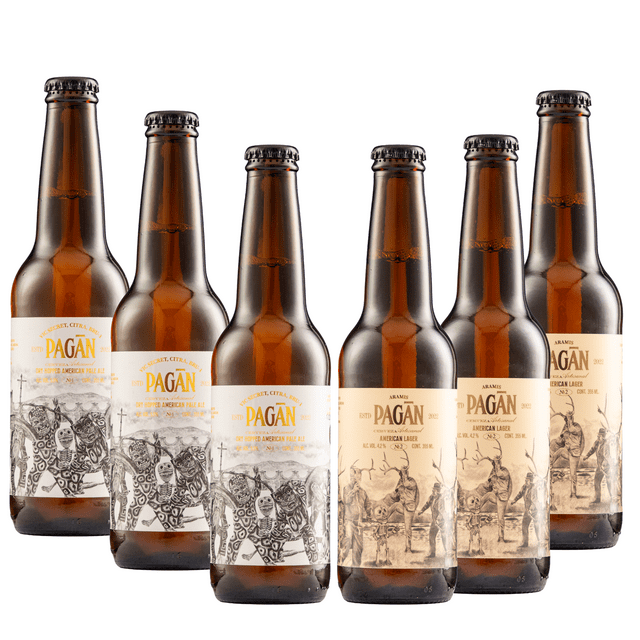 Six Pack Cerveza Pagan Pale Ale y Lager 355 Ml Pagan Pale Ale y Lager