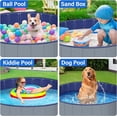 thumbnail image 5 of Dog Pool, Plastic Pool for Kids, Dog Tub for Medium Dogs, Dog Bathtub Portable, Foldable Pool for Dogs Slip-Resistant (79"x 16"), 5 of 12