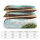 thumbnail image 2 of Funda nórdica con palmeras y barcos en la playa, tamaño king y queen, juego de 3 piezas suave, 1 funda nórdica y 2 fundas de almohada con cierre de cremallera, 86 x 70 pulgadas, 2 of 8