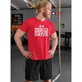 thumbnail image 2 of "Weights Before Dates" Medium Front Quote, Weight Graphic Men T-Shirt, Male Medium, 2 of 4