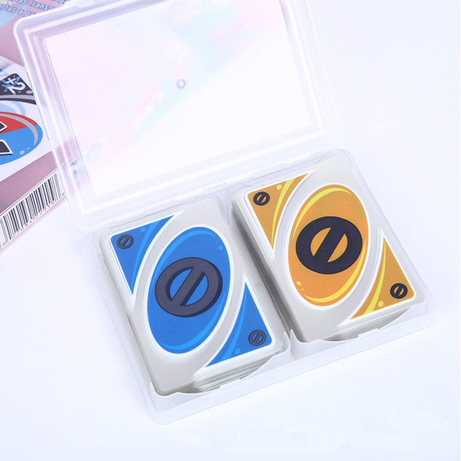 Uno Card Game Waterproof Clear Cards -