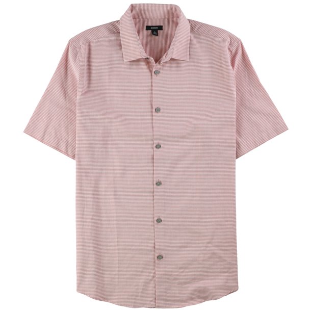 Camisa abotonada texturizada Alfani para Hombre Roja Grande