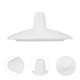 thumbnail image 2 of Tapa de cerámica blanca de repuesto para tetera, tapa de porcelana para tazas de café, té, leche y otras bebidas (7,3 cm), 2 of 7