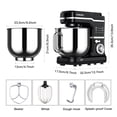 thumbnail image 2 of CazToi 6.7 L Stand Mixer, 660W Electric Kitchen Dough Mixer with 10-Speed Control, Tilt-Head Food Mixer with Stainless Steel Bowl, Dough Hook and Whisk, 2 of 10