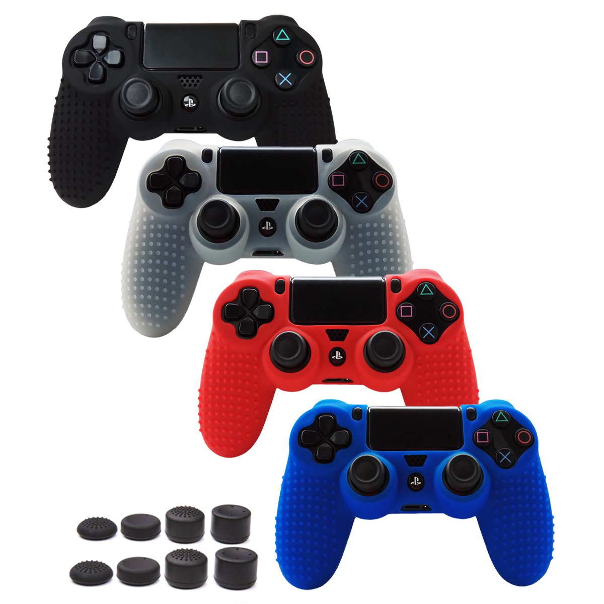 red white and blue ps4 controller