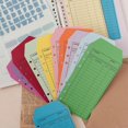 thumbnail image 4 of 12pcs Colorful Cash Envelopes 6-Hole Budget Envelopes Sheet 3.5in 7.5 Q8G3, 4 of 8