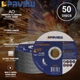 thumbnail image 3 of Disco de corte PRVEW de 4.5 pulgadas para aluminio y metales blandos (paquete de 50), 3 of 7