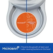 Petmate Replendish Gravity Pet Waterer Water Bowl Station with Microban for Cats and Dogs, 1 Gallon, Gray
