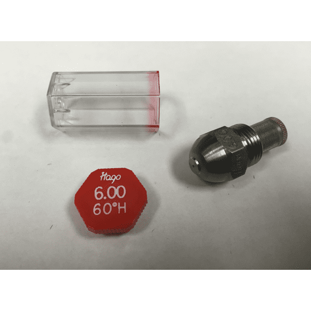 Hago 6.00 GPH 60° H Hollow Oil Burner Nozzle (60060H, 17000) Walmart