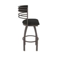 thumbnail image 4 of 860 Hunter 36" Swivel Bar Stool with Bronze Finish and Canter Espresso Seat and Back, 4 of 5