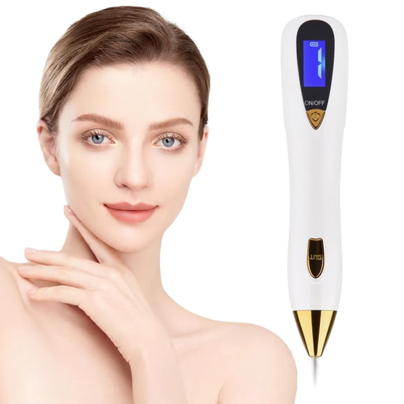 Plasma Pen Dispositivo de Belleza Para La Eliminación de Imperfecciones Comunes de la Piel con pantalla LED. 10 niveles de intensidad de Intend Ajustables. 1 Gruesa y 10 s Finas san valent&