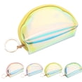 thumbnail image 2 of Coofit Coin Purse Short Holographic Zipper Closure Coin Pouch Coin Wallet Makeup Pouch, 2 of 6