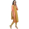 thumbnail image 3 of Atasi Gotta Patti Work Peach Rayon Straight Kurti Indian Women Casual Clothing - 26, 3 of 6