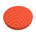 thumbnail image 3 of Picia Salmon Fish Meat pattern Round Stool Covers Comfy Seat Covers Stretch Removable WashableChair Slipcover Round Bar Chair Cushion Cover-12 inch, 3 of 7