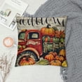 thumbnail image 2 of Qinduosi pack Pillow Covers Autumn Harvest with Vintage Red Truck Farmhouse Decorative Throw Cushion Covers Pillowcases,Inches, 2 of 5