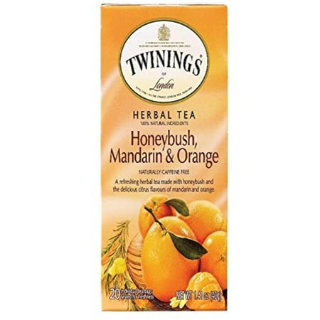 Twinings Herbal Unwind African Honeybush, Mandarin And Orange Tea, 120 Count