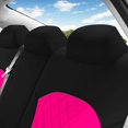 thumbnail image 5 of For 2019-2024 Kia Forte FH Group Neoprene Custom Fit Waterproof Car Seat Covers - Rear Set Pink, 5 of 8