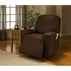 Canyon, Stretch Leather New Innovative Fabric Slipcover, Recliner, Brown
