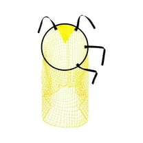 Top Bins Soccer Goal Net - Football Training Target for Shooting Accuracy, Adjustable Straps, Yellow 60x45x45cm or 70x55x55cm, Adults Practice Equipment