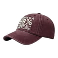 thumbnail image 2 of Kelon Distressed Embroidered Dad Hat, Adjustable Outdoor Baseball Cap, Fashion Sun Visor Headwear for Women, One Size Baseball Caps, 2 of 8