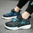 thumbnail image 2 of Otqutp Kids Boys Athletic Shoes Lace-Up Non-Slip Lightweight Sneaker Y2K Streetwear Running Hiking Tennis Sports Shoes, 2 of 7