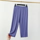 thumbnail image 2 of Pantalones de pijama cortos de verano para mujer - Cintura alta, tallas grandes, cintura elástica, 2 of 3
